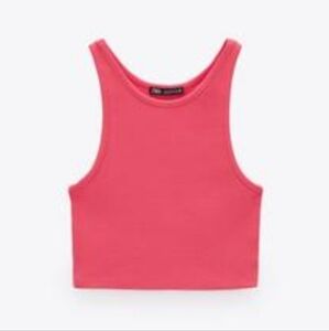 Zara basic ribbed tank top